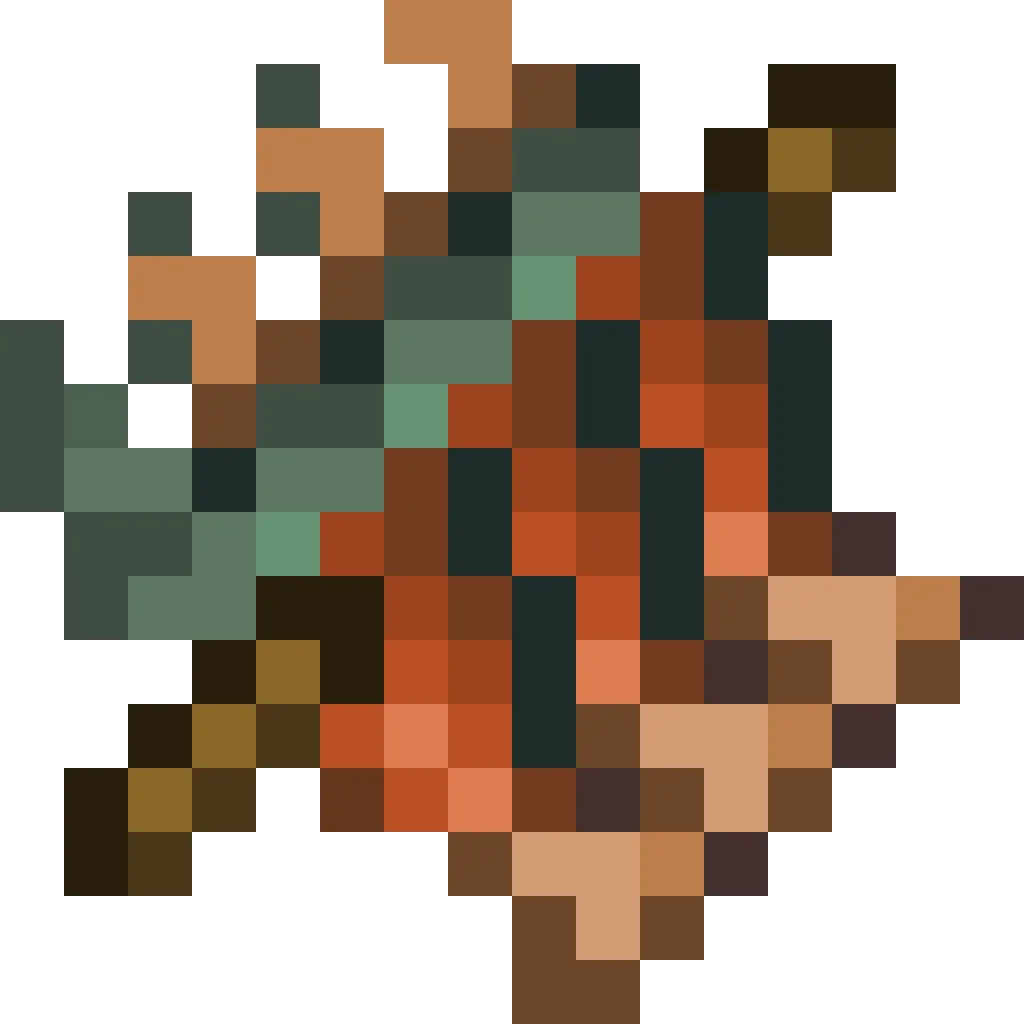 Cooked salmon skewer