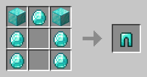 image of New diamond leggings crafting recipe