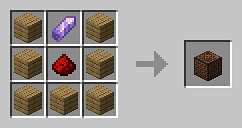 image of New noteblock crafting recipe